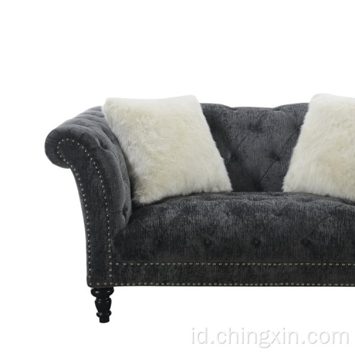 Set Sofa Beludru Seater Ruang Tamu Sofa Furniture